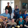 Gunnery Creek toward Holy Cross Mountain - October 2012. All of us at Harry and Doris' place.